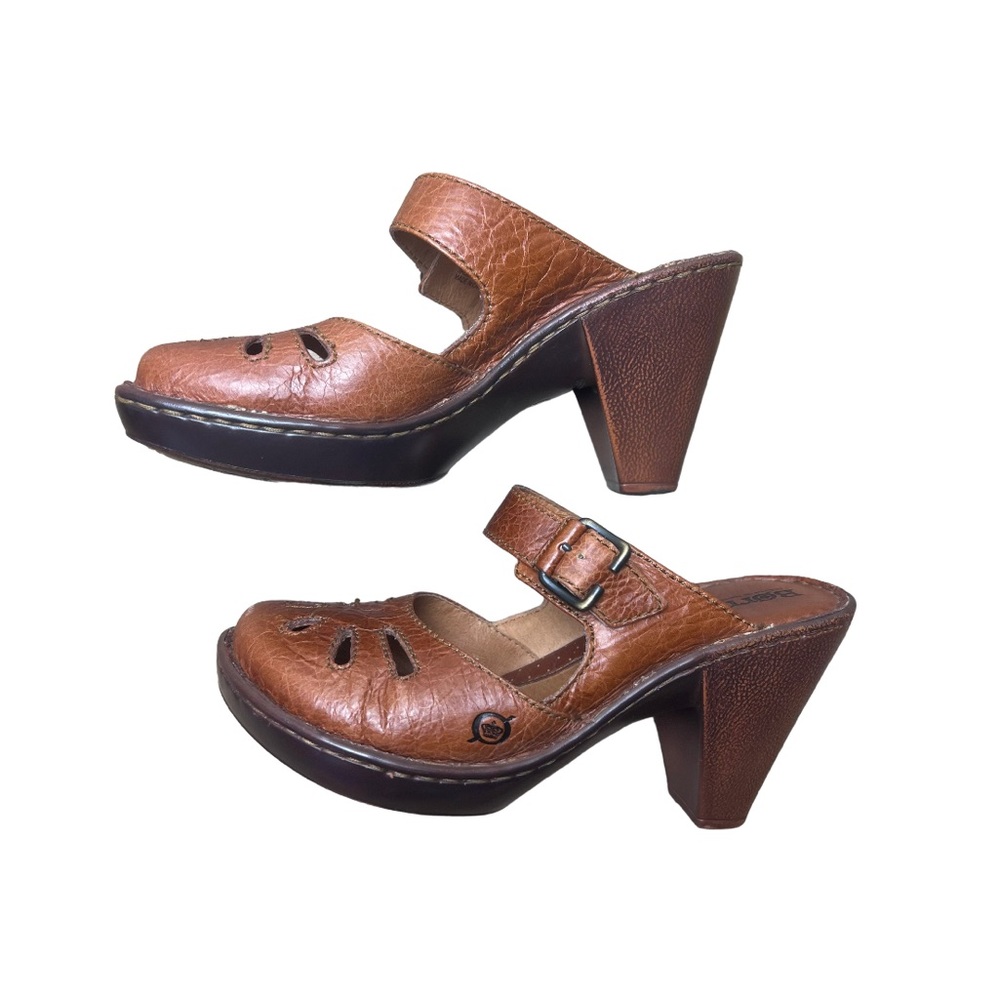 BORN heeled CLOGS SHOES